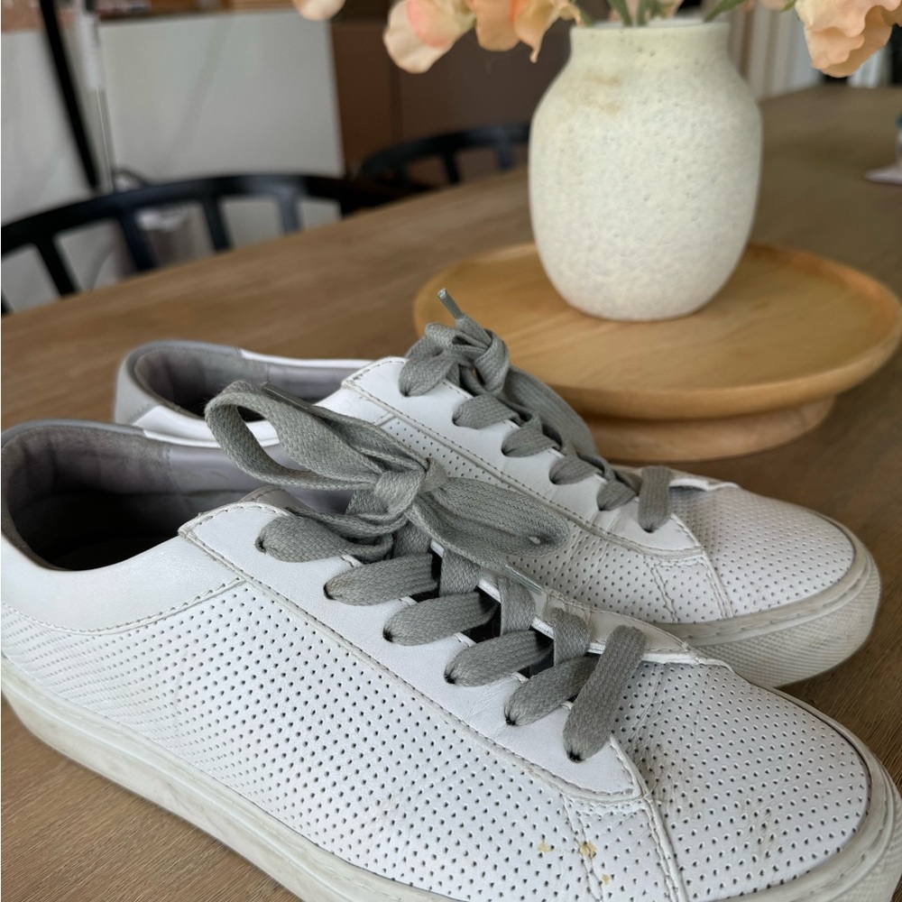 KOIO White and Gray Athletic Shoes